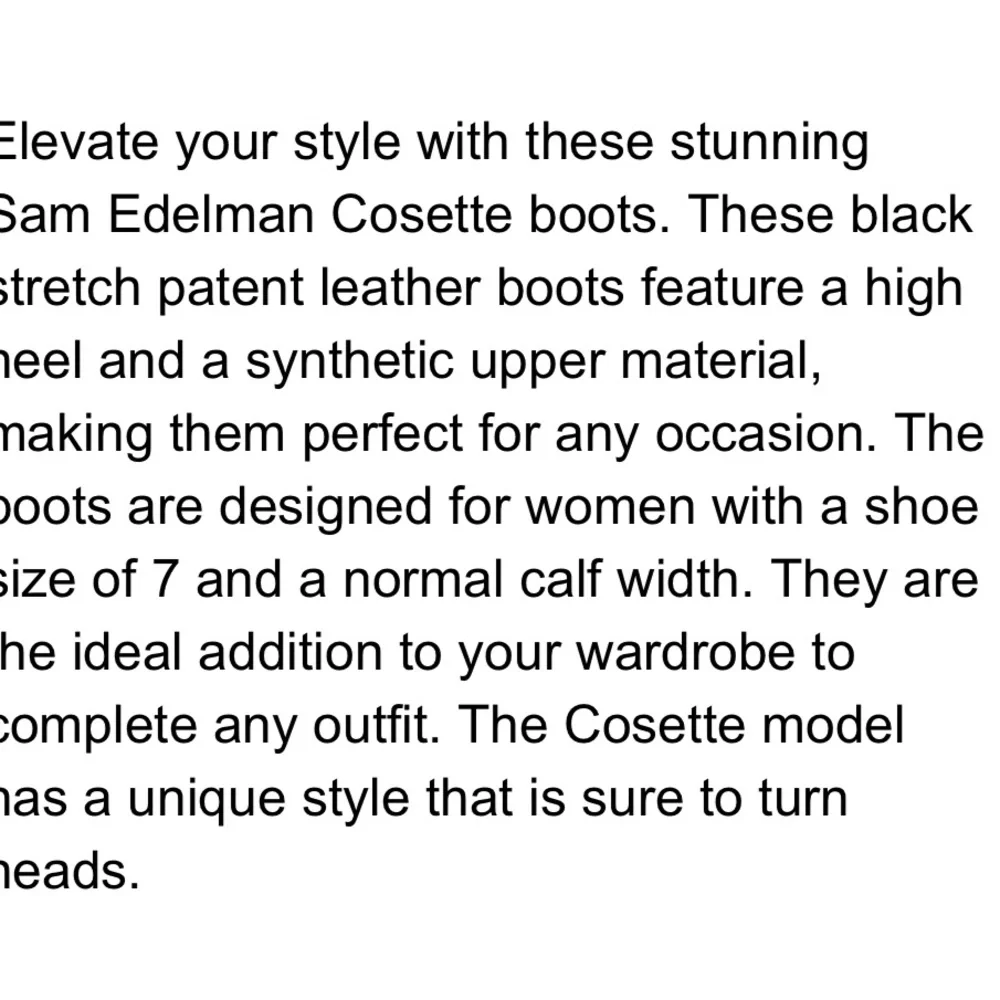 Sam Edelman | Cosette Black Patent Leather Over-The-Knee Block Heel Boots 9.5